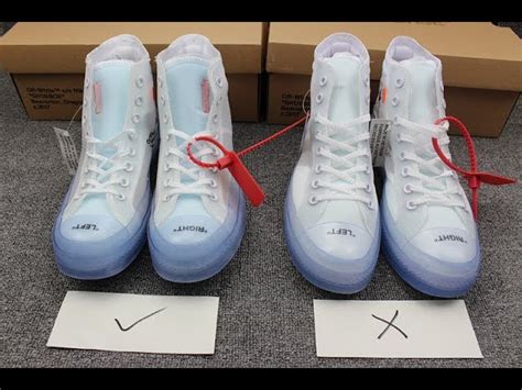 fake converse x off white